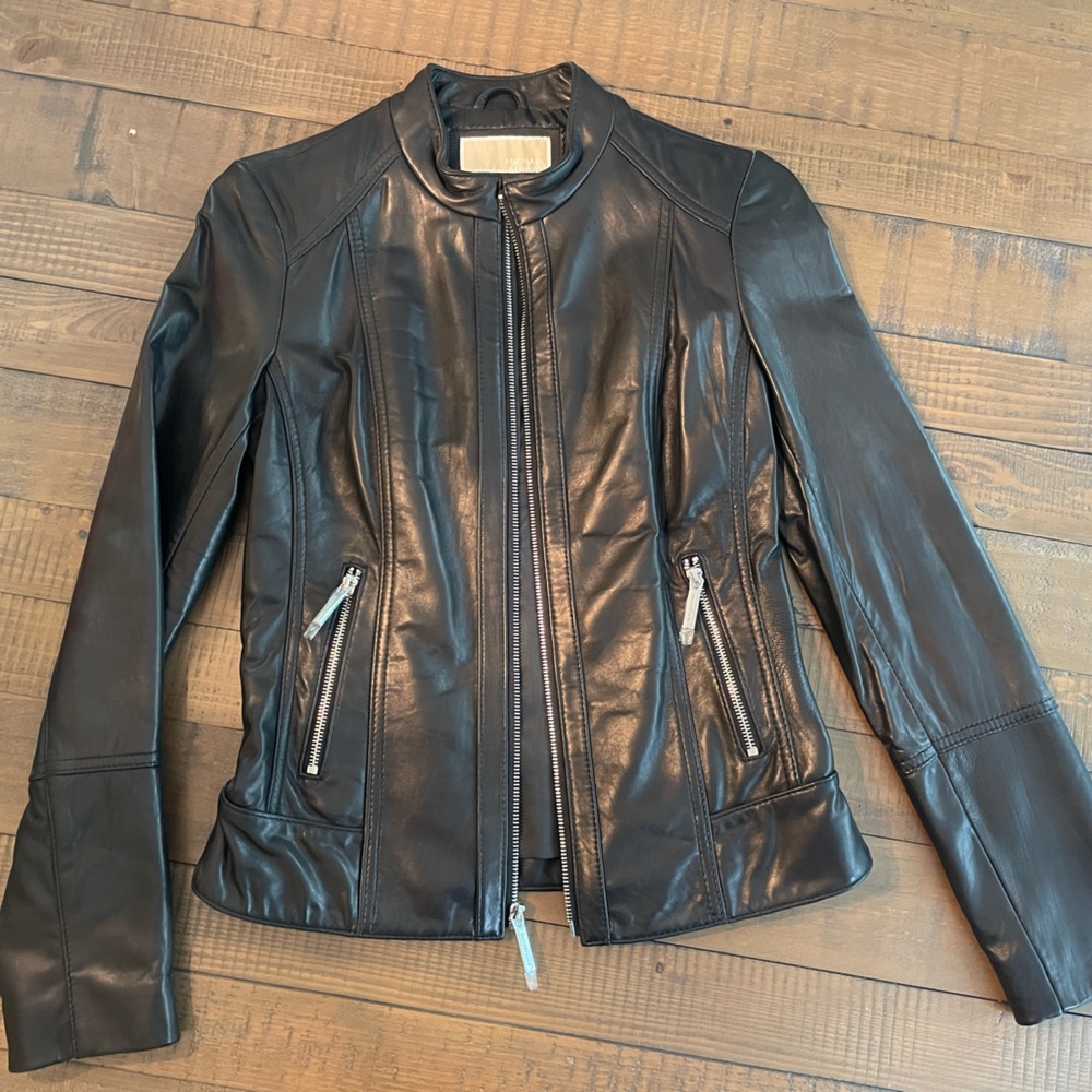 NWOT’s Michael Kors leather jacket. Never worn!